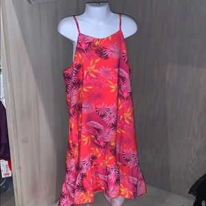 GB Girls tropical print dress size L